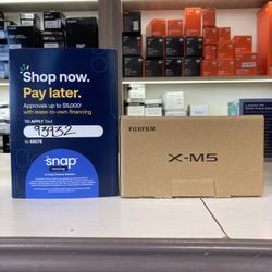 Fujifilm X-M5 Silver Camera (Located In Downey, CA)