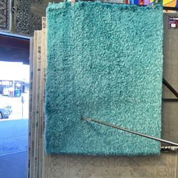 4x6 Area Rugs Carpet Rugs Shaggy Super Shaggy Solid Design Colors Turquoise 