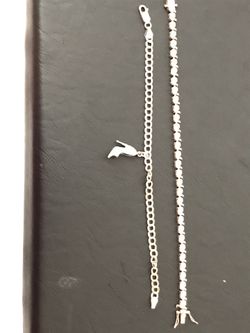 Two silver bracelet