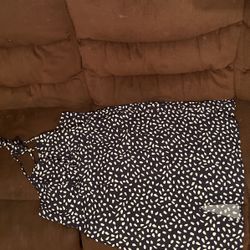 Black Dress Was White Spots