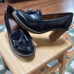 Women’s Dr. Martens Smooth  Leather Heels Black