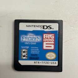 Disney's Frozen: Olaf's Quest/Big Hero 6 (Nintendo 3DS, 2016) Game Only