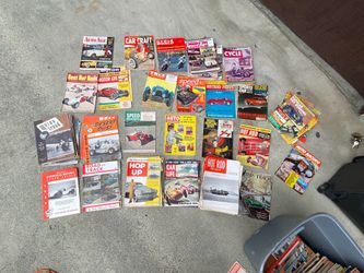 HOT ROD - MOTOR TREND - ROAD & TRACK - BEST HOT RODS 40’s 50’s 60’s & 70’s Vintage Magazines