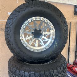 Set Of Tires And Wheels