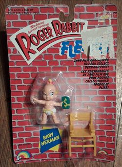 Baby Herman Who framed Roger  Rabbitt action figure  new package