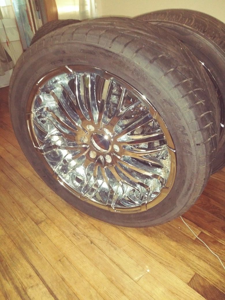 22 inch rims and tires 6 lug pattern