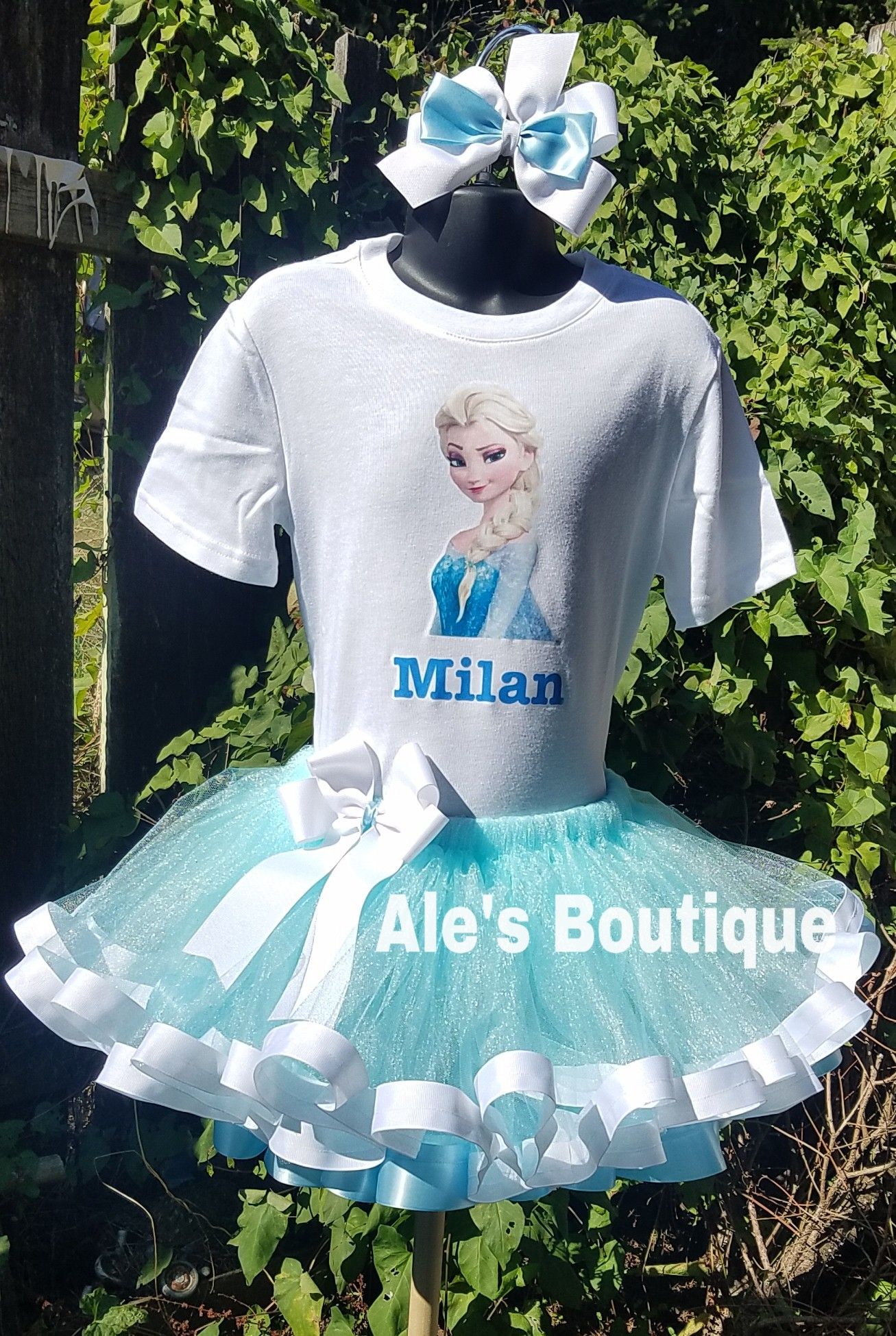 Frozen tutu outfit