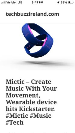 Mictic Movement Bracelet Instrument 