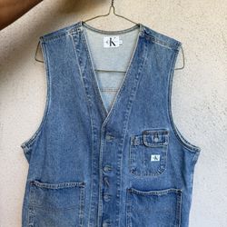 Vintage Calvin Klein Jean Vest