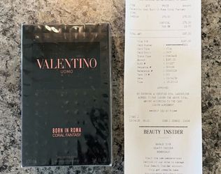 Valentino born in Roman coral fantasy