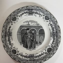 Antique 1878 Gien Plate – Autriche-Hongrie No. 8