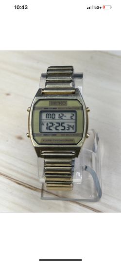 🌕🌕Rare Vintage SEIKO Men’s Watch Light+Digital+Alarm+Chronograph 1980s🌕🌕