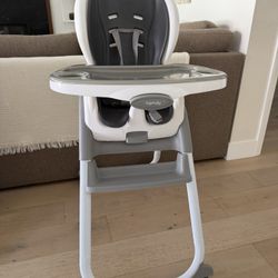 Ingenuity SmartClean Trio Elite 3-in-1 Convertible Baby High Chair, Toddler Chair, and Dining Booster Seat