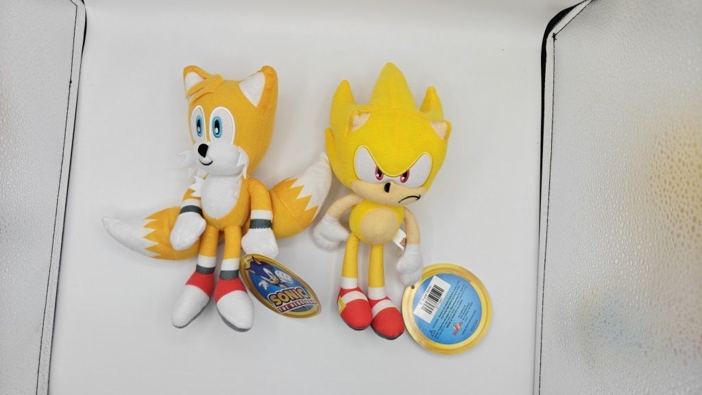 Super Sonic & Tails Small Plushies Great Eastern ENTERTAINMENT 