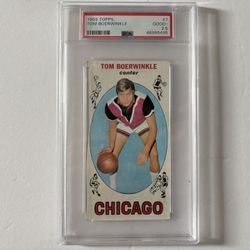 1969 Topps Tom Boerwinkle Basketball Card