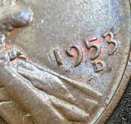 1953 D Wheat cent D/D RPM