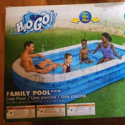 Family POOL 10FT X 6FT X 22IN - HOLDS 307 GALLONS