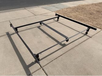 Black Metal King Size Bed Frame 76” x 72”