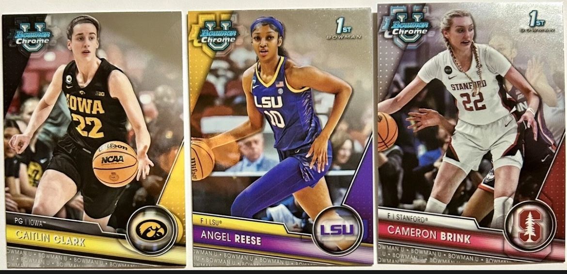 3 CARD LOT CAITLIN/REESE/BRINK NEW CONDITION