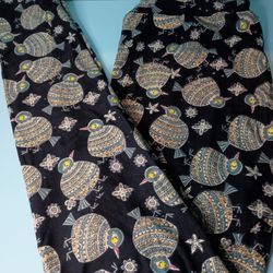 LuLaRoe Women's Buttery-Soft Leggings, One Size - Birds