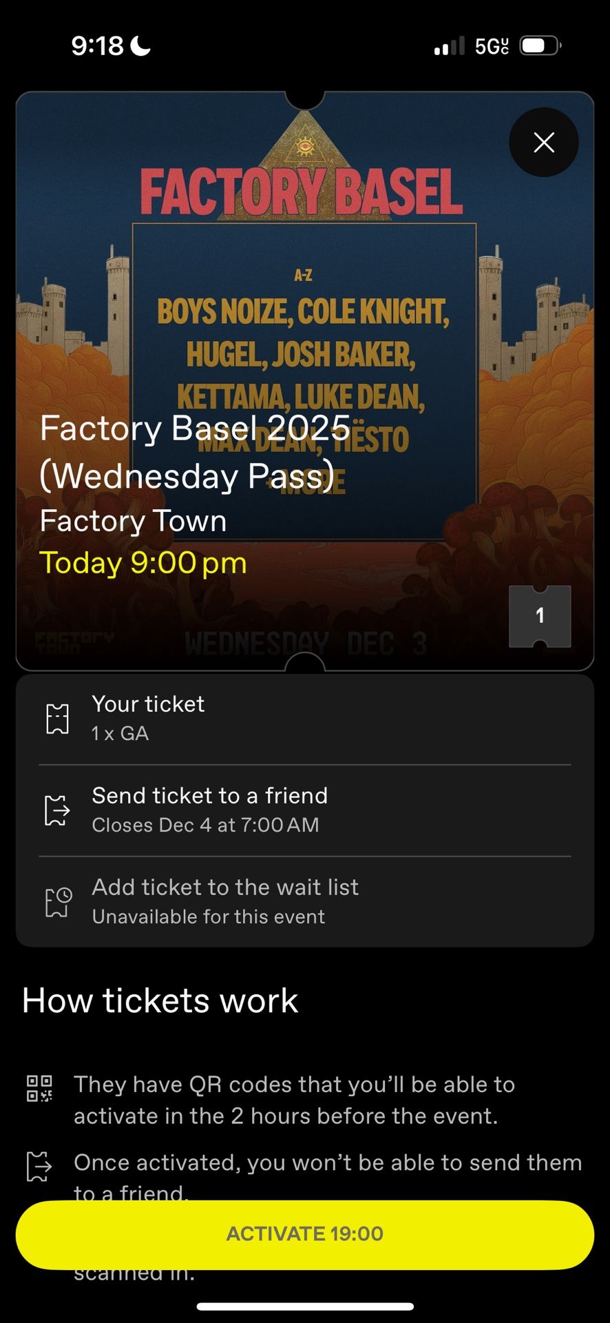 Selling Two Mau P Concert Tickets for Tonight