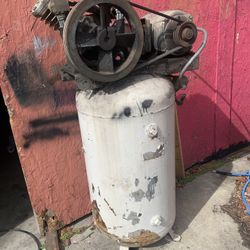 80-Gallon Industrial Vertical Air Compressor - Twin Cylinder