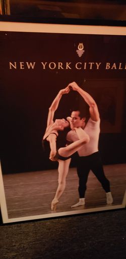 New York City Ballet Framed Poster