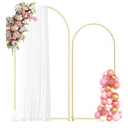 Metal Arch Backdrop Stand, 7.2FT+6FT  X(109)
