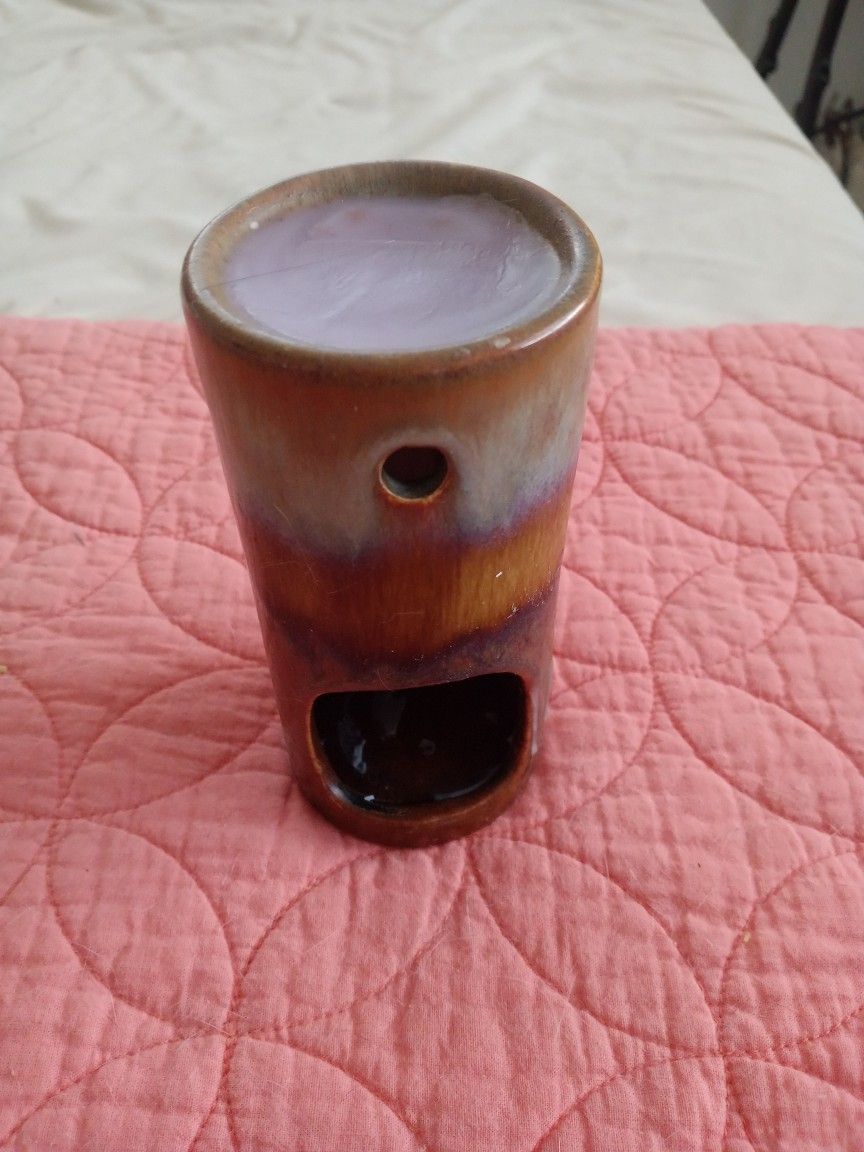 Meditation Singing Brass Bowl and Incense Wax Candle Burner