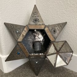 Star Shaped Candle Holder