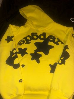 Yellow Spider hoodie size medium