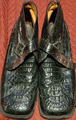 Genuine Crocodile Mens Dress Shoes