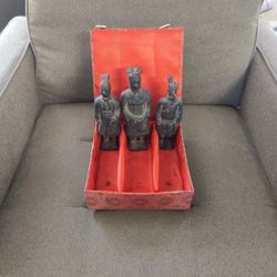 Vintage Terra Cotta Soldier Statues
