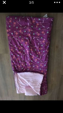 Princess Youth Sleeping Bag with Pillow