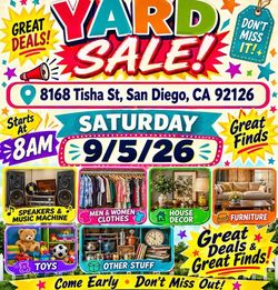 GARAGE SALE (STILL ONGOING)