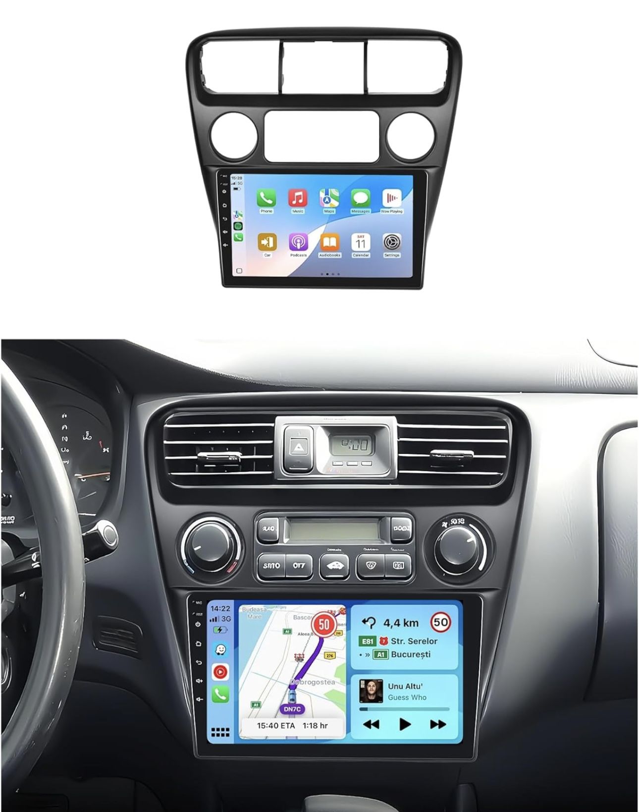 Adroid 13 Radio for Honda Accord 6th 1 Car Stereo,8Core 4G+64G,Wireless Carplay Android Auto,9inch 1280x720P IPS Touch Screen,5.0Bluetooth,63U