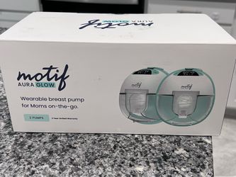 Motif aura glow breast pump