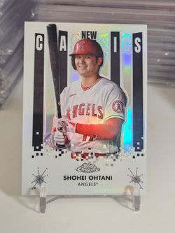 Topps chrome shohei ohtani angels dodgers