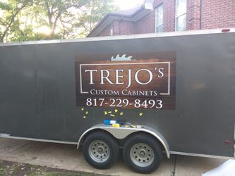 Trailer vinyl sticker