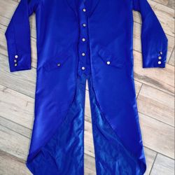 Renaissance Medieval Gothic Victorian Steampunk Pirate Vampire Tuxedo Tailcoat Size Small