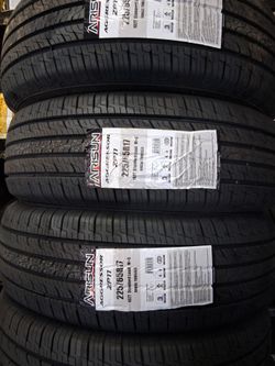 225-65-17 !!! ARISUN A/S !!! $340 LAS 4 LLANTAS MONTADAS Y BALANCEO INCLUIDO 👌