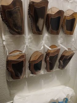 Leather cowhide holsters