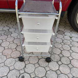 Small Storage Organizer With 3 Drawers. 25”H X 12”1/2W X 14”D. $10 Firm On Price