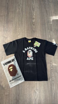 Black B@p3 Burbrry Tee