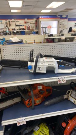 White Chain Saw