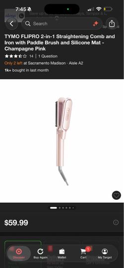 Tumor heat comb straightener combo