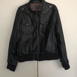 C’est Toi Faux Leather Jacket 