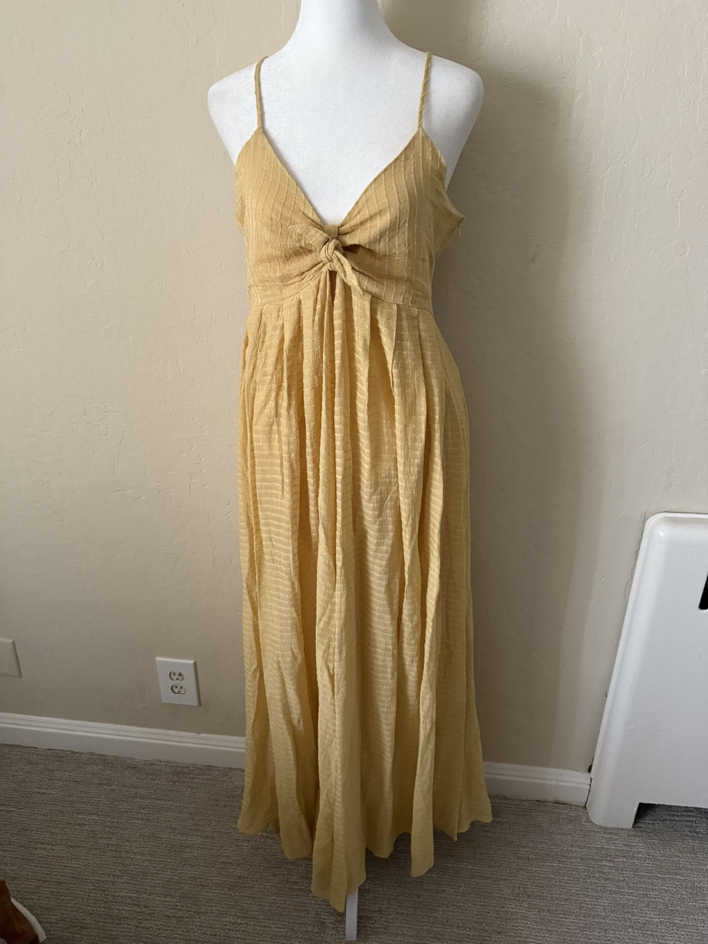Yellow summer dress