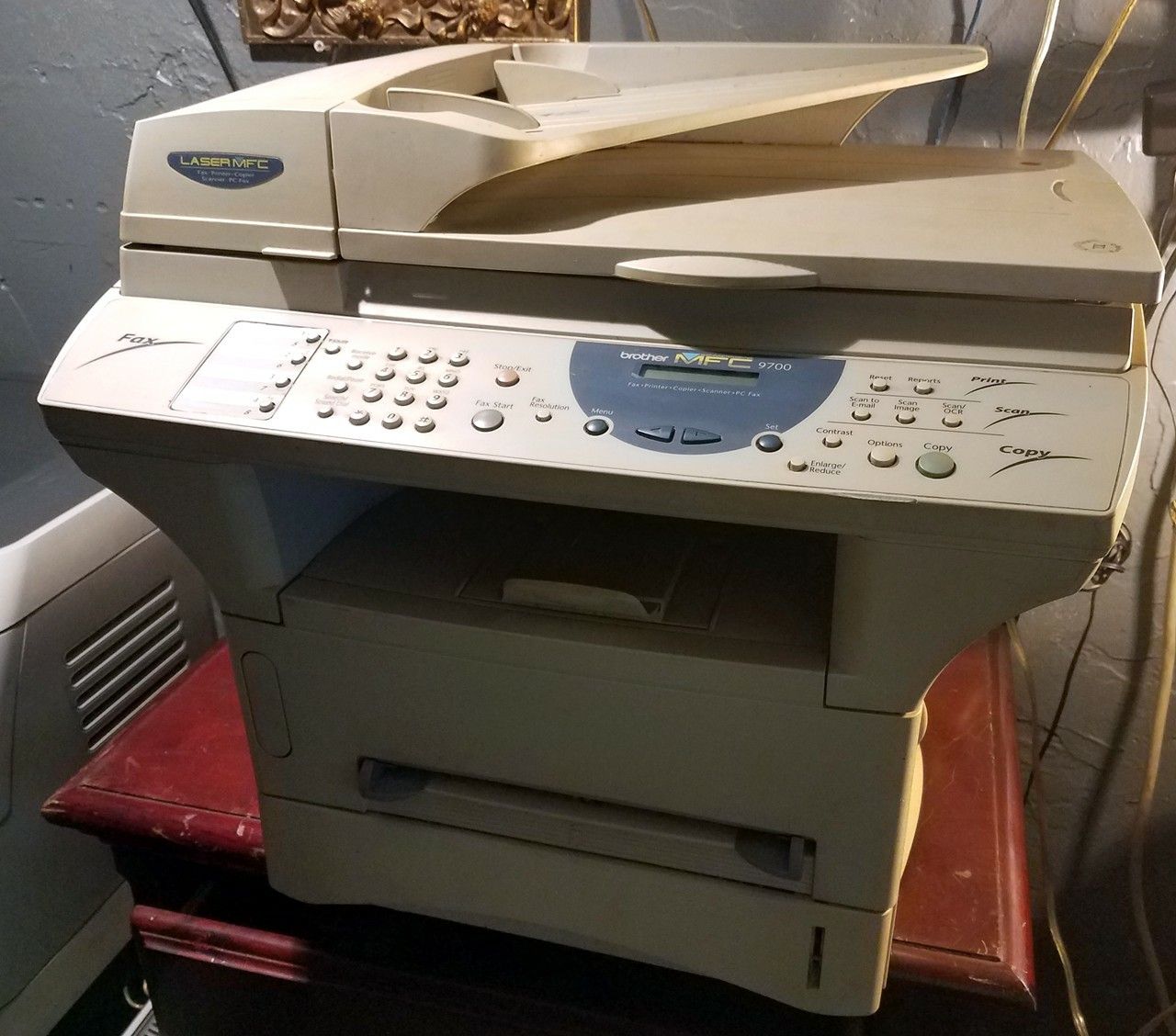 Brother MFC 9700 Multifunction Laser Printer Scanner Fax Works