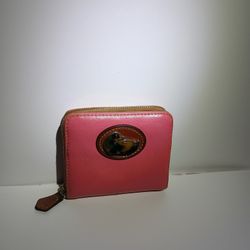 Vintage Dooney & Bourke Coral Wallet